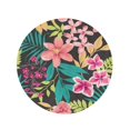 thumbnail image 2 of SIDONKU 60 inch Round Beach Towel Blanket Blue Floral Tropical Flower Plant Pattern Hawaiian Summer Hibiscus Travel Circle Circular Towels Mat Tapestry Beach Throw, 2 of 2