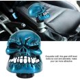 thumbnail image 2 of SHAR Universal Skull Shape Gear Shift Knob (Blue), Universal Gear Shift Knob for Car Bone Conversion, 2 of 5