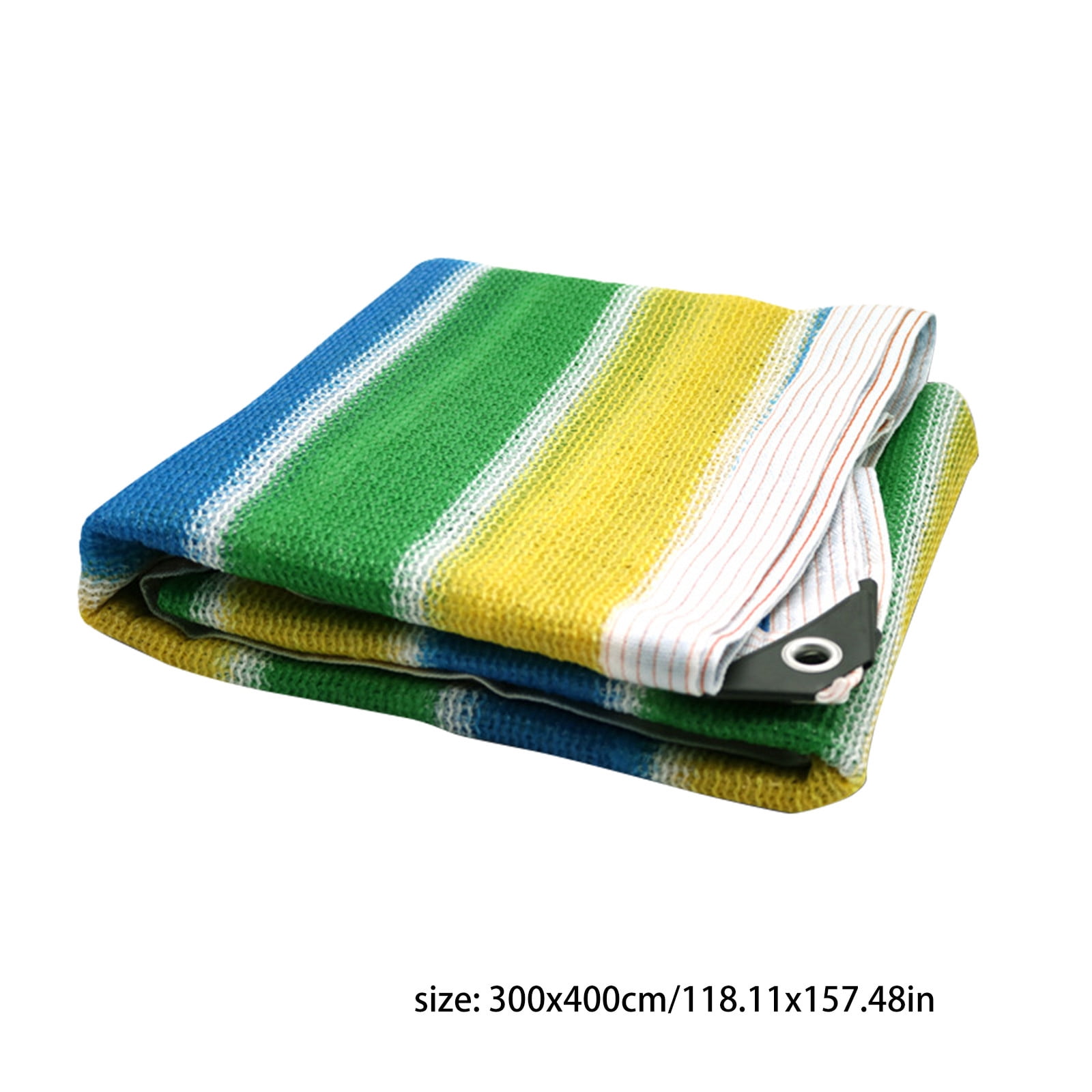Durable Multi-Color Outdoor Shade Cloth with Grommets, UV Protection, 6x10 ft Ideal for Garden, Patio, Greenhouse