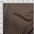 thumbnail image 3 of oneOone Viscose Chiffon Brown Fabric Asian Floral Block Sewing Craft Projects Fabric Prints By Yard 42 Inch Wide, 3 of 5