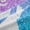 Blue Purple, variant on Castle Fairy Children Teens Marine Mermaid Princess Black Out Curtains,Bling Gradient Glitter Curtains Pack of 2 (42x63 Each),Sea Underwater World Bedroom Curtains,Ultra Soft Home Decor
