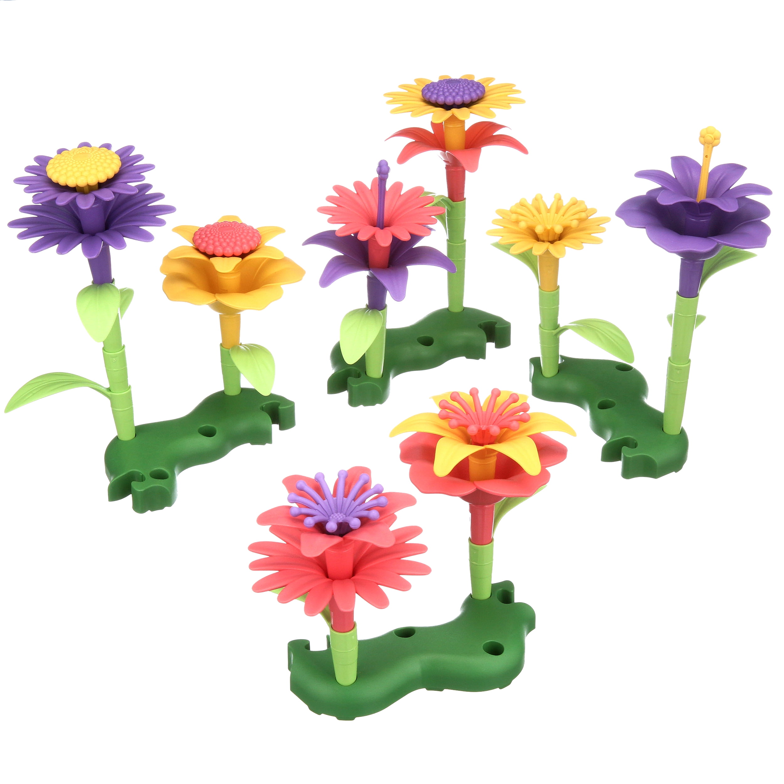 Green Toys Build-a-bouquet Assorted Bouquet Stacking Set for sale online 