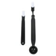 thumbnail image 1 of 2Pcs Plastic Coffeemaker Cleaning Brushes Espresso Grinder Machine Brushes (Black), 1 of 8