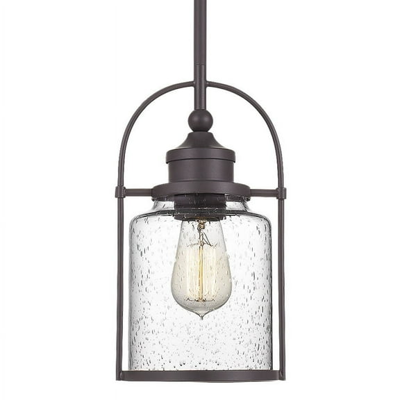 Quoizel Payson 7" Pendant Light in Western Bronze