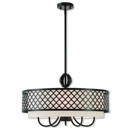 

Livex Lighting Arabesque 5 + 1 * Light Pendant Chandelier