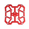 thumbnail image 4 of Soidarity 1 par de adaptadores de pedal adaptadores de plataforma sin clip universales para ciclismo de montaña Ciclismo Rojo Soidarity OD009481-02, 4 of 5