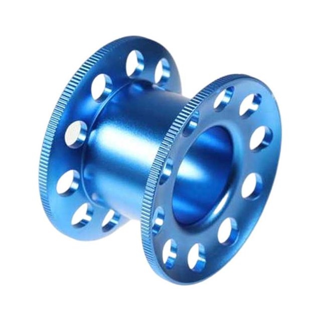 Eigraketly Carrete de cueva de buceo Mini carrete de dedo resistente conveniente ligereza pulida portátil cuevas de esnórquel dispositivo Deportes acuáticos