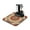 Paisley, variant on Buffalo Print Coffee Maker Mat - Ultra Absorbent Non-Slip Counter Protector, Cow and Stars Country-Themed Design