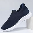 thumbnail image 4 of Men's Breathable Casual Shoes Lightweight Comfortable Walking Sneakers For Daily Wear On Flat Sole Loafers Ahoes, 4 of 7