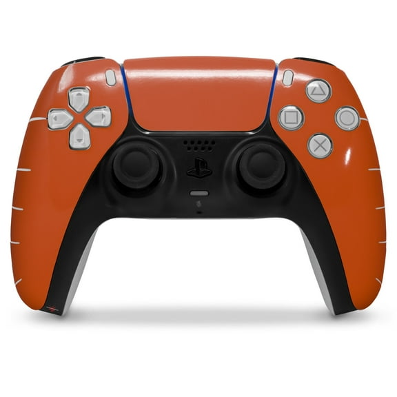 WraptorSkinz Skin Wrap compatible with the Sony PS5 DualSense Controller Solids Collection Burnt Orange (CONTROLLER NOT INCLUDED)