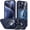 B-clear dark blue, variant on Classic Transparent Gray Case, Military Grade, Scratch-Resistant Stand, for iPhone 15 Pro