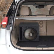 QPower 15 Inch Heavy-Duty Single Vented Vehicle Subwoofer Enclosure