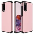 thumbnail image 1 of TopSave PC+TPU Matt Finish Back Soft Inner Case For Samsung S20, Rose Gold, 1 of 3
