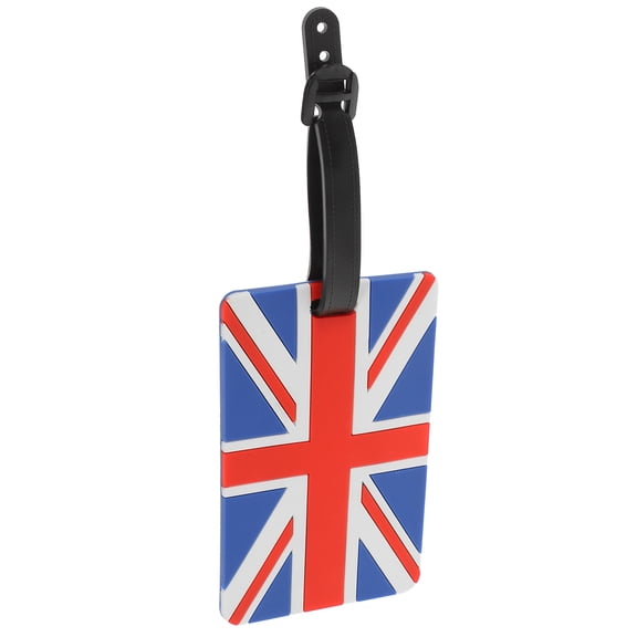 OUNONA London Flag on Design Luggage Tags ID Tags