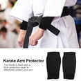 thumbnail image 2 of Mangas protectoras negras L para mayor seguridad en los protectores de brazos para competición de karate, 2 of 8