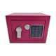 thumbnail image 3 of Caja de seguridad con cerradura de teclado: Caja metálica fiable, compacta y robusta para el hogar, Rosa, 3 of 9