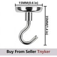thumbnail image 2 of 12pcs Magnetic Hooks, Extra Strong Magnet,for Ceiling Jp, 2 of 4
