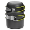 thumbnail image 1 of Camping Cookware Portable Mess Kit Camping Pot and Pans Cooking Set, 1 of 5