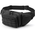 thumbnail image 1 of Travel Portable Chest Bag Holographic Waist Bag Oxford Cloth Fishing Waist Packs Sport Fanny Pack Shoulder Backpack Men's Bag Fanny Pack Crossbody Phone Bag BLACK, 1 of 8