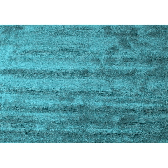 Ahgly Company Indoor Rectangle Abstract Light Blue Contemporary Area Rugs, 2' x 4'