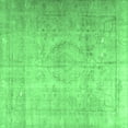 thumbnail image 1 of Ahgly Company Indoor Square Persian Emerald Green Traditional Area Rugs, 5' Square, 1 of 4