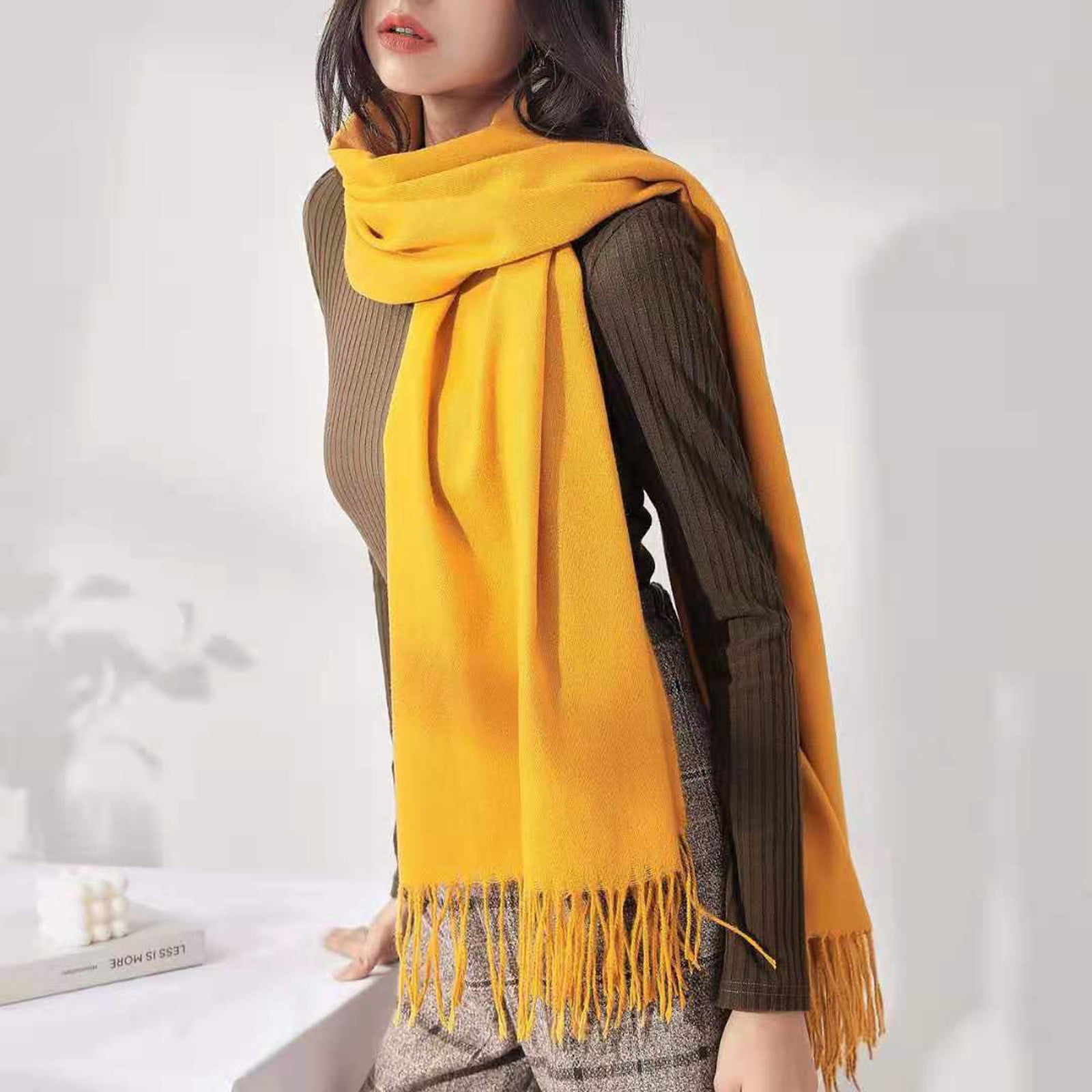 Penkiiy Warm Scarf for Women Winter Women's Fashionable
