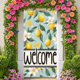 thumbnail image 6 of Floral Design Welcome Lemon Theme Banner for Home Decor Wall Decoration Summer Outdoor Party, 6 of 7