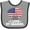 Heather and Black, variant on Inktastic I Love My Grandpa Military Grandson Boys or Girls Baby Bib