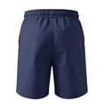 thumbnail image 3 of Iaqnaocc 4th Of July Mens Shorts Big and Tall USA Flag Mens Shorts Casual Drawstring Quick Dry Loose Fit Lightweight Mens Vacation Shorts With Pockets Navy L, 3 of 3