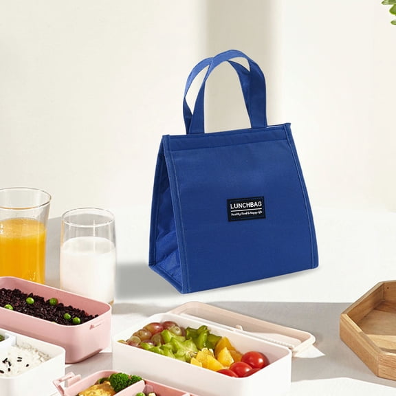 Staron Insulated Lunch Bag, Large Tote Cooler Bag with Mesh Pockets for Work and School, Reusable Lunch Box for Picnic and Travel