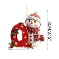 thumbnail image 3 of SPOORYYO Christmas Tree Ornament Hanging Decor, Acrylic Christmas Decoration Pendant with Hanging Rope for Tree, Wreath, Wall and Holiday Display, STYLE Q, 3 of 7