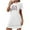White, variant on Lovskoo American Flag Nightgowns for Women Plus Size Night Shirts 4Th Of July Patriotic Short Sleeve Mini Dress Night Gown Dress Casual Pajamas Soft Sleepwear Black
