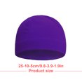 thumbnail image 4 of Sonducket Gorro al aire libre, cómodos sombreros para hombres, sombreros prácticos exquisitos, sombrero para adultos con diseño de Color Simple para Sombreros Morado oscuro Sonducket AP009117-12, 4 of 6