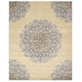 thumbnail image 1 of Naiin Modern Hand-Tufted Blue Wool Rug, 1 of 4