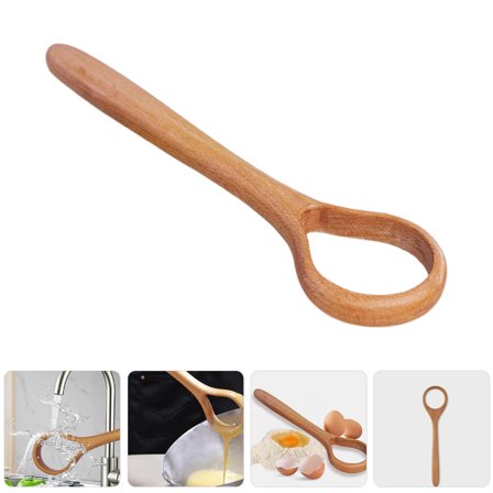 Raindrops Wood Whisk Wooden Sourdough Stirring Rod Portable Bread Mixing Stirrer Multi-Functional Danish Wood Whisk Wooden Mixer