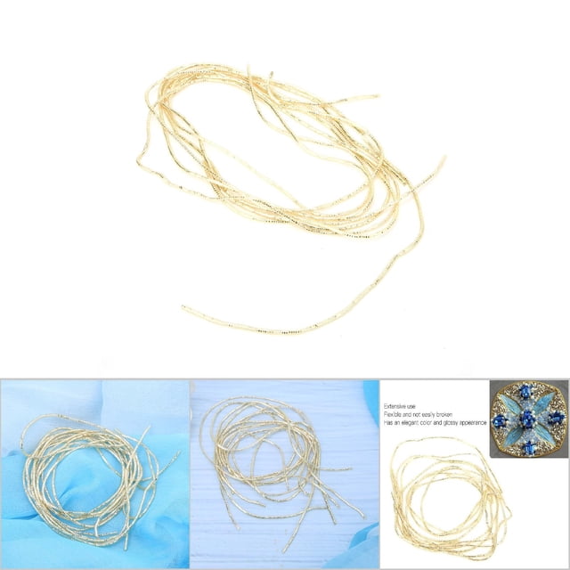 1.5mm Diameter Embroidery Thread Copper Wire, Sewing Stitching Manual String, For Professional Use Or Home Personal DIY Use