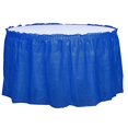 thumbnail image 3 of BalsaCircle 14 feet x 29" Plastic Table Skirt Royal Blue, 3 of 8