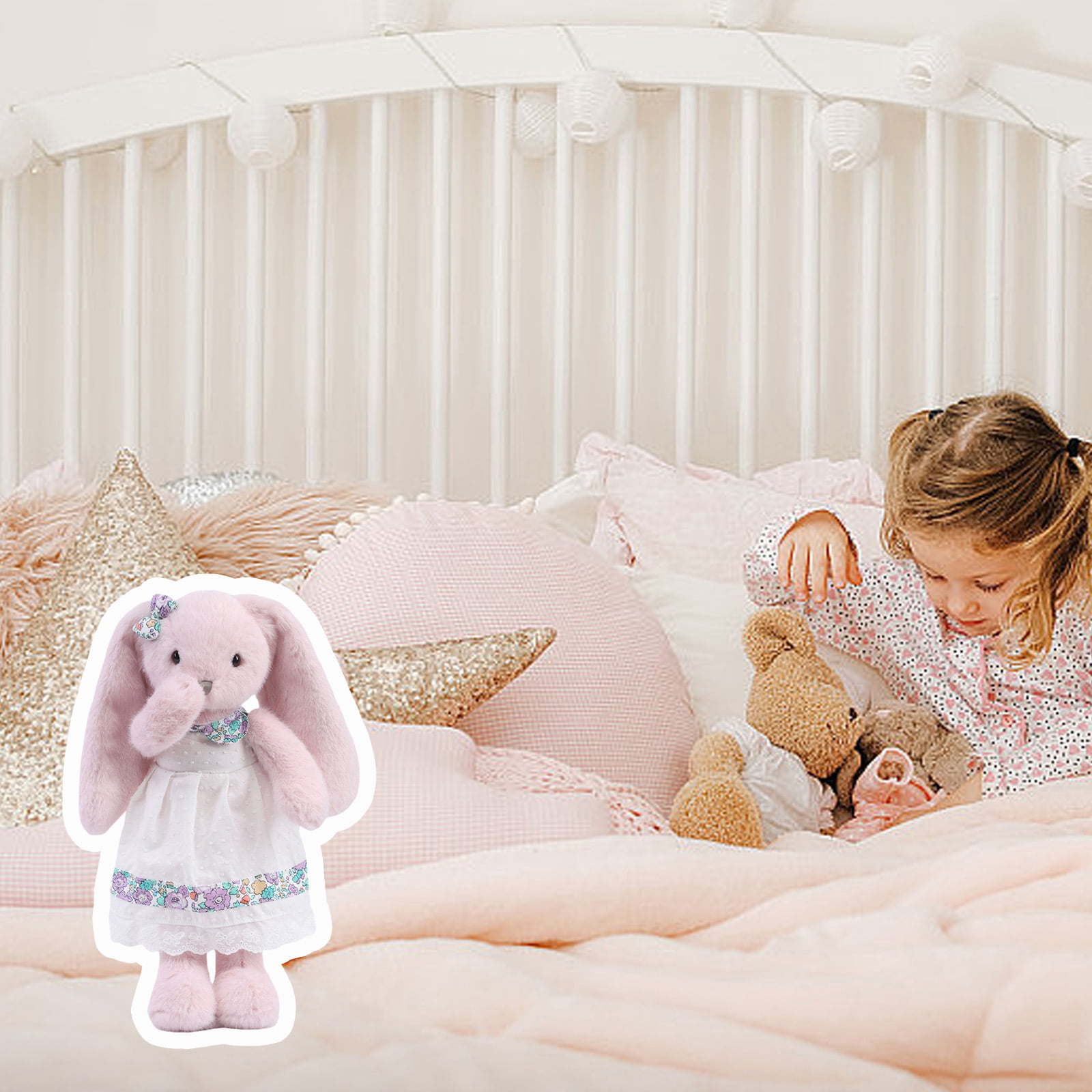 Plush Rabbits Stuffed Toy Large Hugging Toy Lovely Rabbits Stuffed Fun Stuffed Toy Photo Props