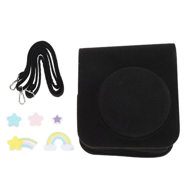 Camera Black Felt Soft Cover Bag Anti Scratch Camera Black Felt Protective Cover Bag for Instax Mini 12