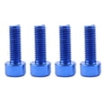 thumbnail image 2 of Pernos de jaula de botella hexagonal de aleación kusrkot Bici Azul Soporte Tornillos, 2 of 8
