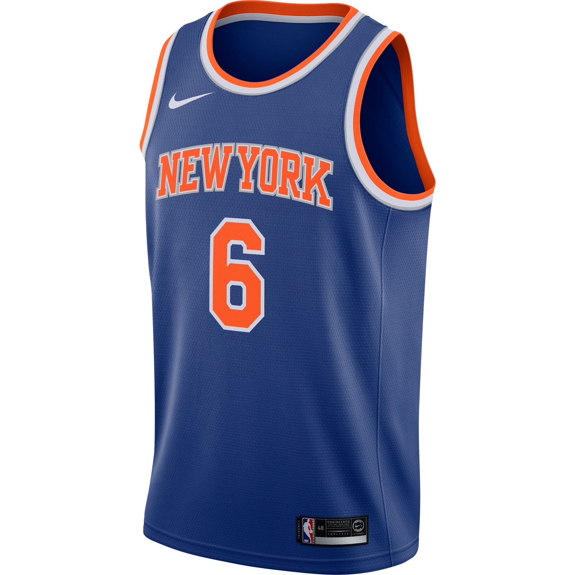 Kristaps Porzingis New York Knicks Nike Swingman Jersey Blue - Icon Edition - image 2 of 3