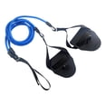 thumbnail image 3 of Bandas de resistencia para brazos de natación, equipo de natación estilo libre con palas, cuerda de tracción elástica, bandas de ejercicio de pilates Azul 40 libras, 3 of 8