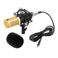 thumbnail image 4 of Micrófono Condensador Gloria Gran Diafragma Sonido Cables XLR 1x Montaje de Choque, 4 of 8