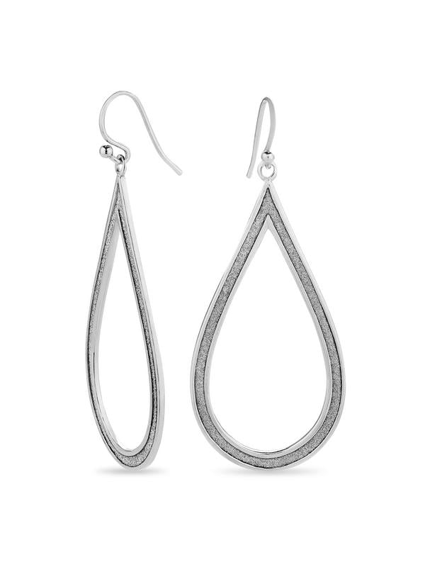Boho Style Drop Earrings on Hook Wire Genuine 925 Solid Sterling Silver Bali 