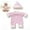 Pink, variant on Tarmeek Baby Doll Clothes Set Fits 12 Inch Baby Doll Accessories, Realistic Pretend Play Reborn Dolls Clothes Machine Washable, Christmas Birthday Gift for Girls 18 Month+