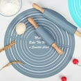thumbnail image 4 of Rolling Pin Pastry Baking Mat, Non Stick Safe and Sanitary Pot Rolling Pin Strong Practicality Rolling Pin Kneading Pad for Kitchen Restaurant School Use, 4 of 8
