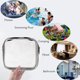 thumbnail image 5 of Bolsa de transporte transparente para artículos de tocador Laklulu con bolsa de almacenamiento impermeable de plástico portátil con cremallera, 5 of 5