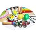 thumbnail image 2 of Instrumentos musicales para niños, 14 piezas de juguetes de instrumentos musicales de percusión de madera para niños oso de fresa  Electrónica, 2 of 4