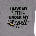 thumbnail image 3 of Inktastic I Have My Titi Under My Spell with Cute Witch Hat Boys or Girls Baby Bodysuit, 3 of 4