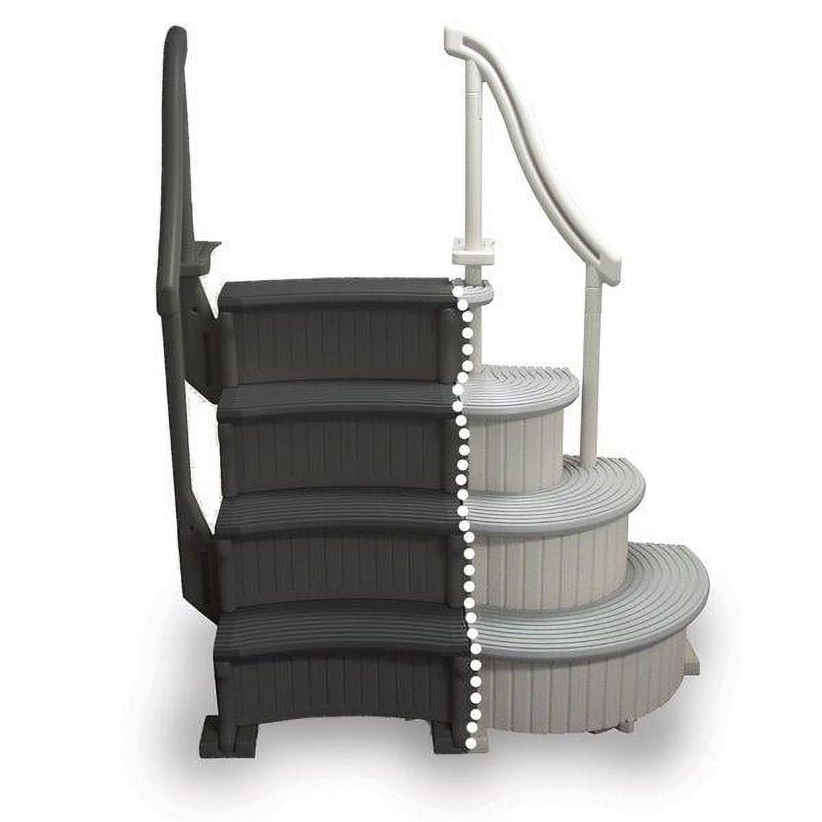 Curve Base In-Pool 4-Step Above Ground Pool Add-On Ladder CCX-ADD